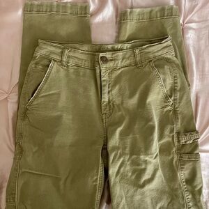 American Eagle Outfitters Olive Straight Leg Jeans